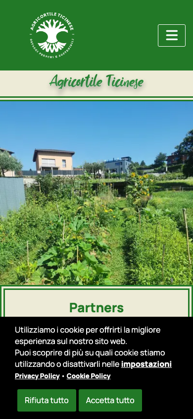Agricortile Ticinese - homepage mobile