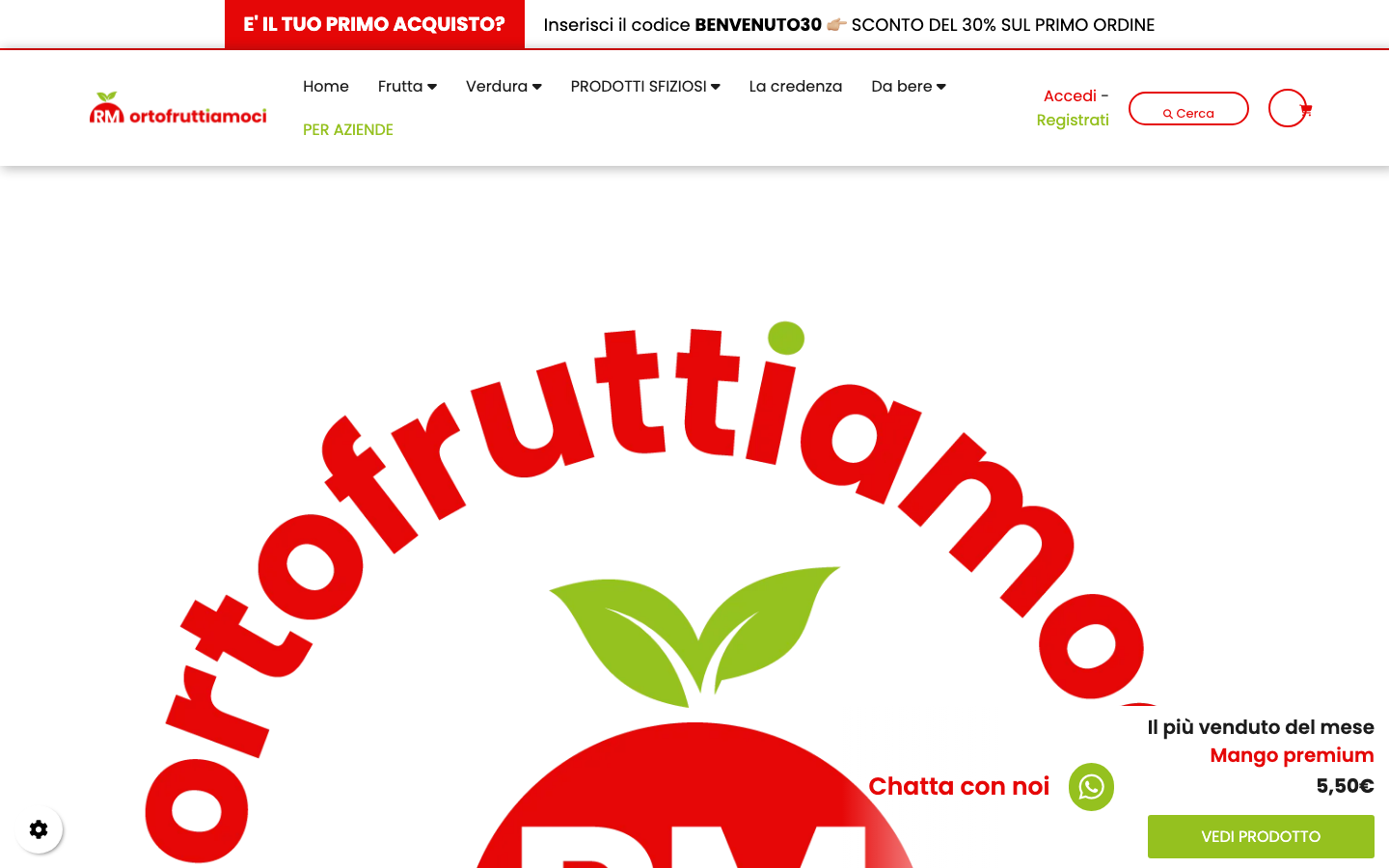 Ortofruttiamoci servizio HORECA - prezzi fissi per ristoranti e aziende