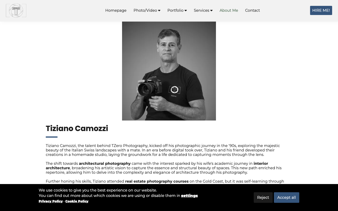 Tiziano Camozzi - fotografo professionista Gold Coast